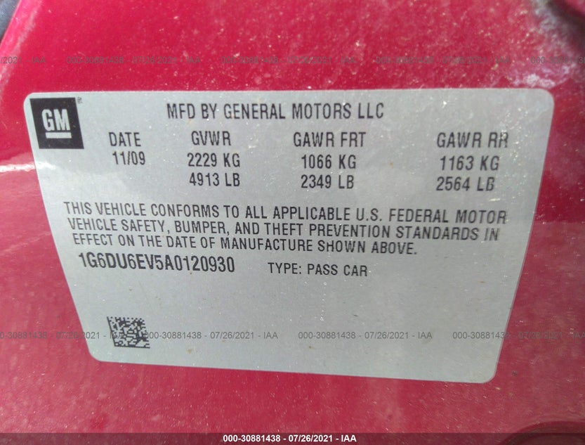 1G6DU6EV5A0120930