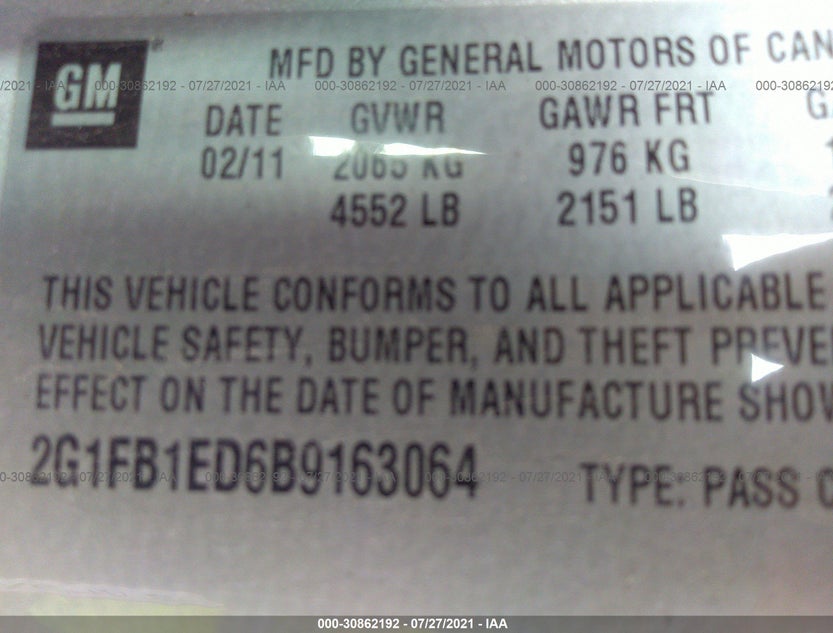 2G1FB1ED6B9163064