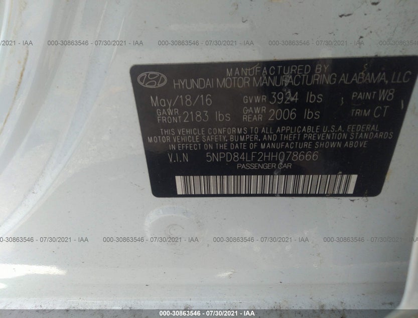 5NPD84LF2HH078666