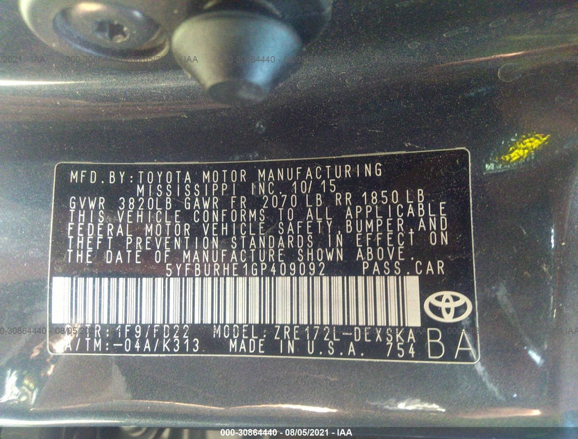 5YFBURHE1GP409092