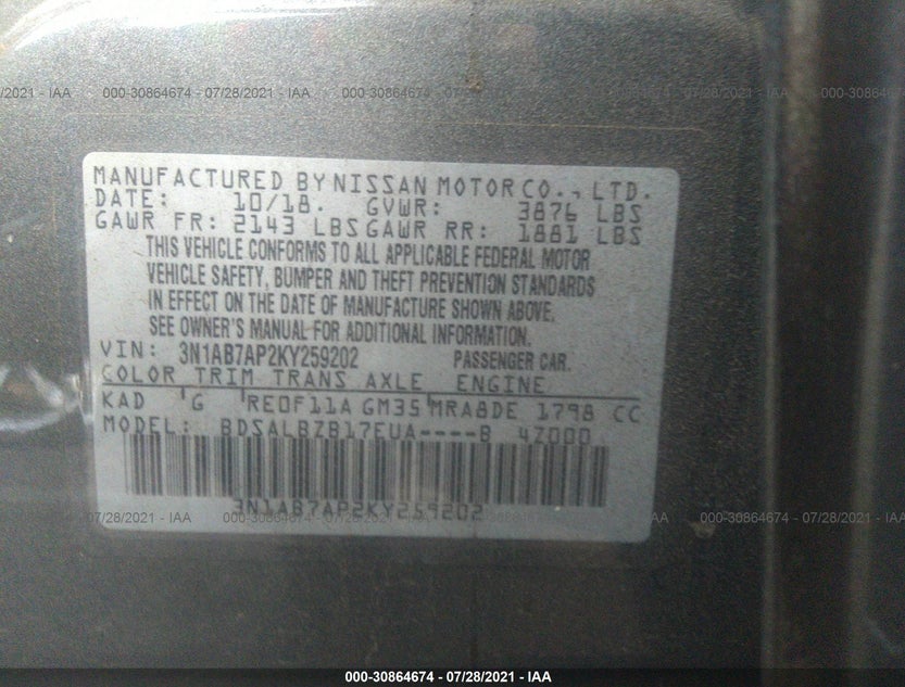 3N1AB7AP2KY259202