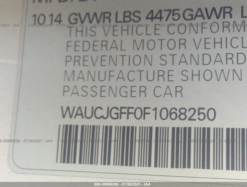 WAUCJGFF0F1068250