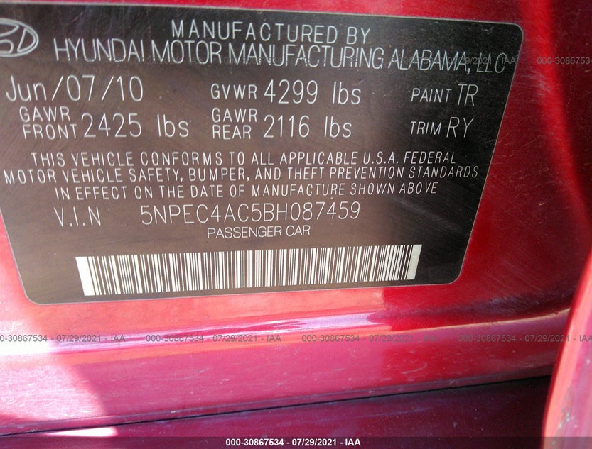 5NPEC4AC5BH087459
