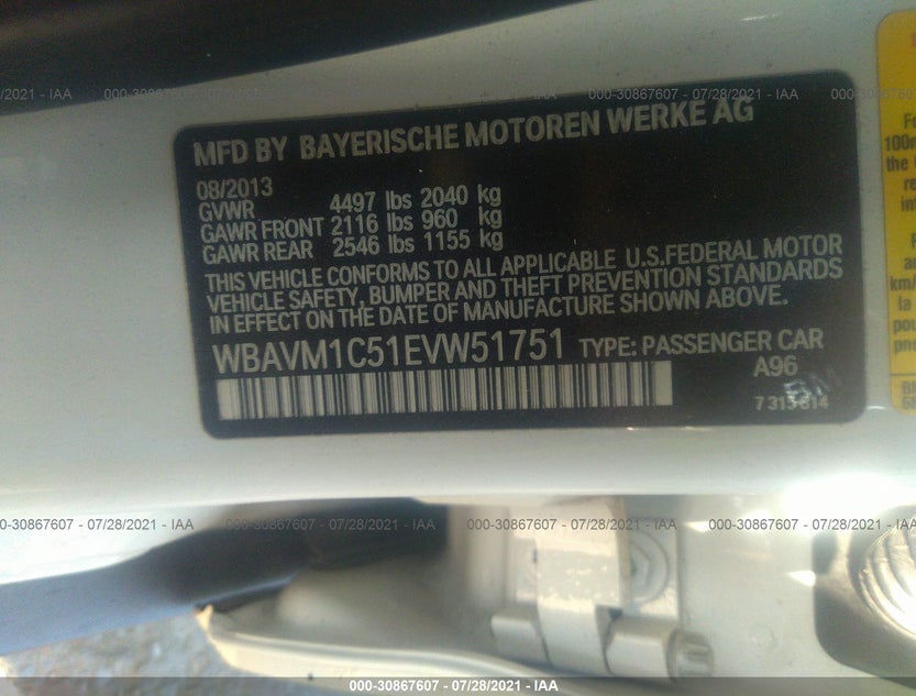 WBAVM1C51EVW51751