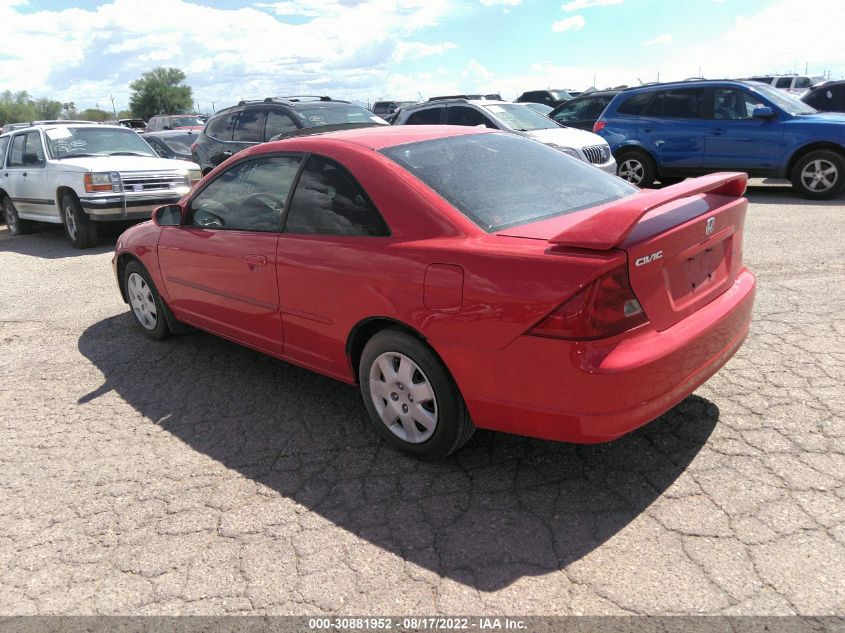 1HGEM22921L064303 2001 Honda Civic Ex