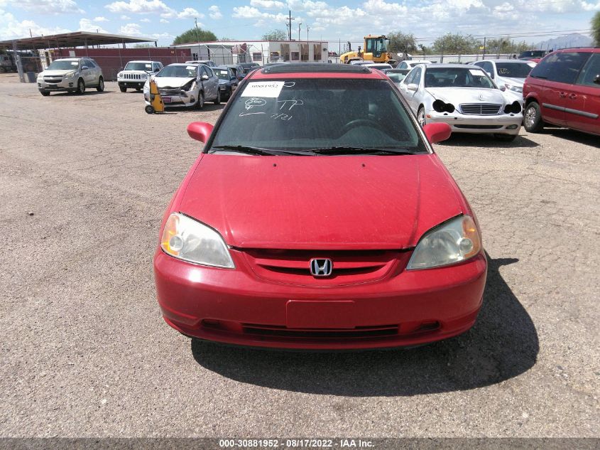 2001 Honda Civic Ex VIN: 1HGEM22921L064303 Lot: 30881952