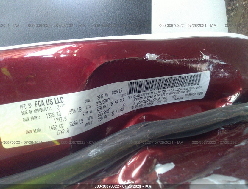 2C4RC1BG9KR665700