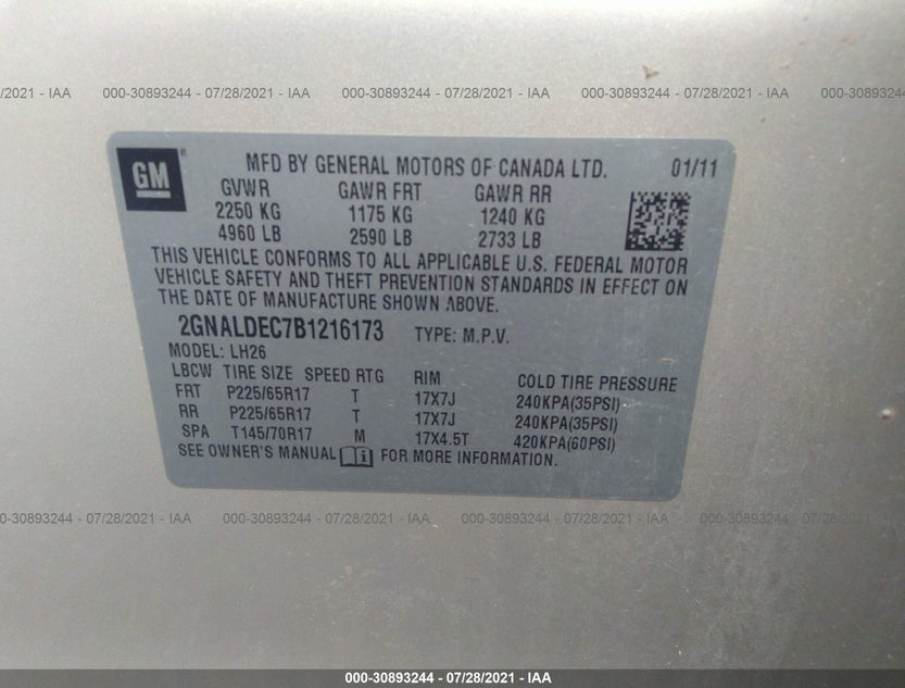 2GNALDEC7B1216173