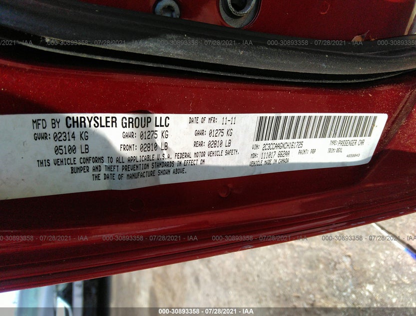 2C3CCAAGXCH161725