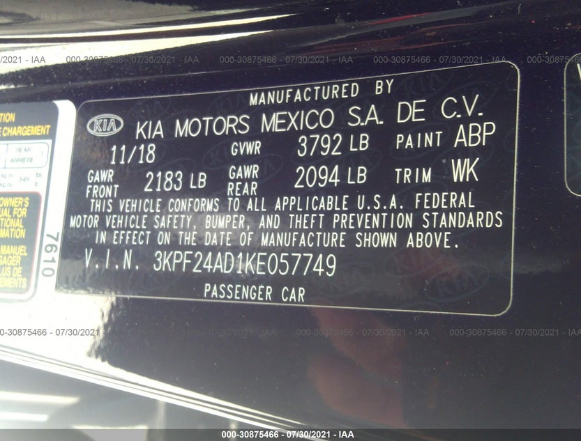 3KPF24AD1KE057749