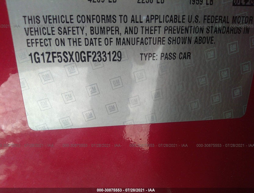 1G1ZF5SX0GF233129