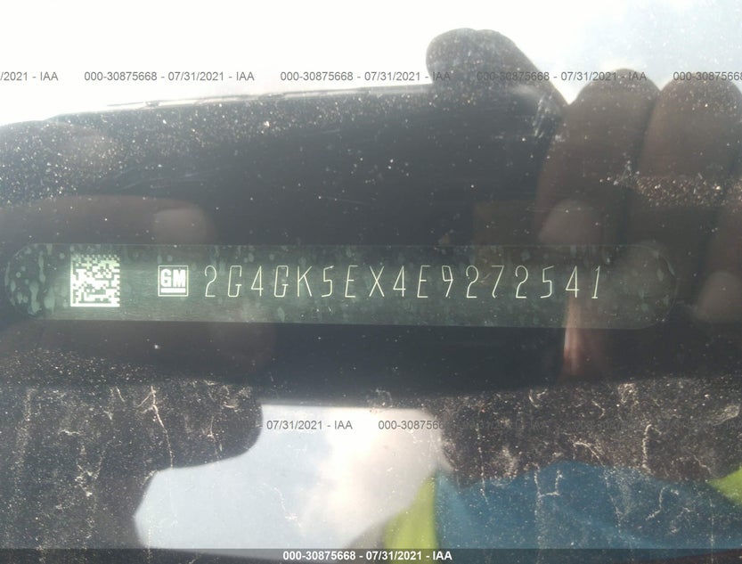 2G4GK5EX4E9272541