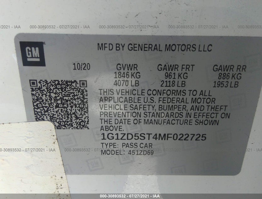 1G1ZD5ST4MF022725