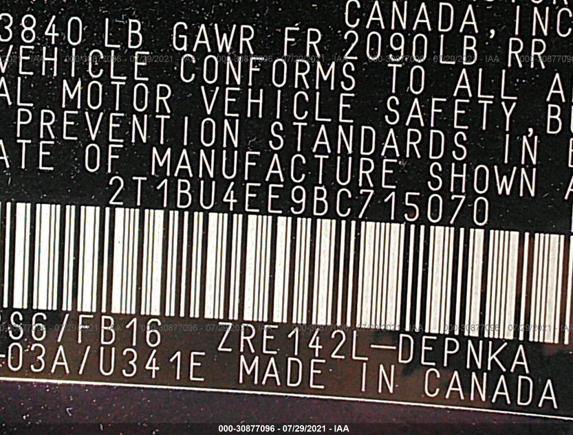 2T1BU4EE9BC715070