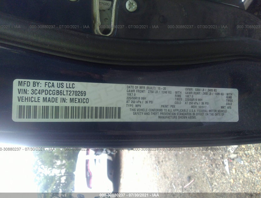 3C4PDCGB6LT270269