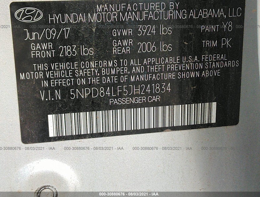 5NPD84LF5JH241834