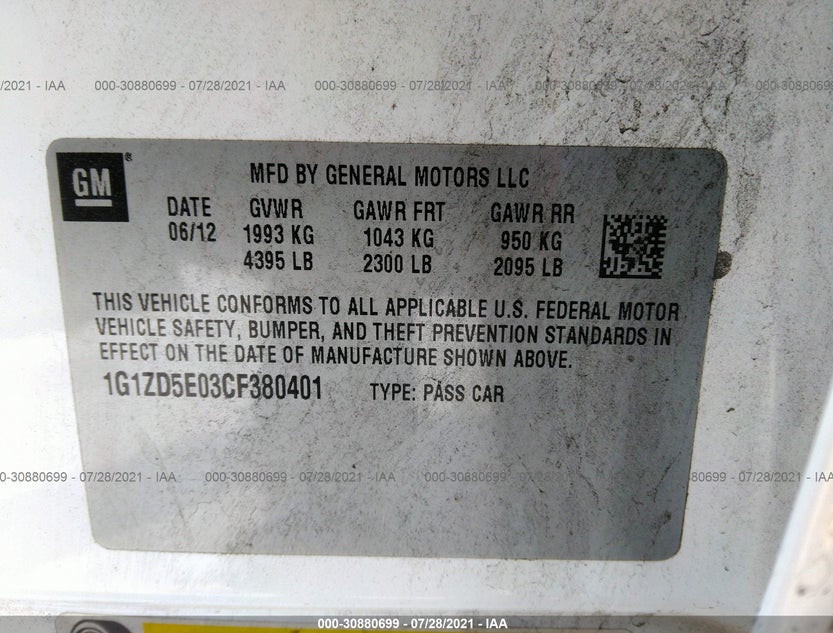 1G1ZD5E03CF380401