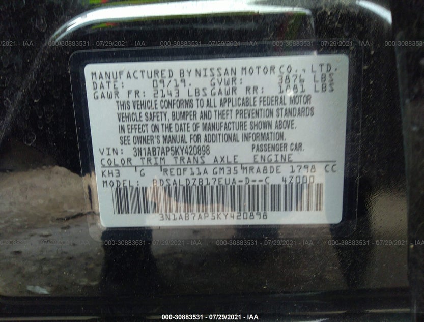 3N1AB7AP5KY420898