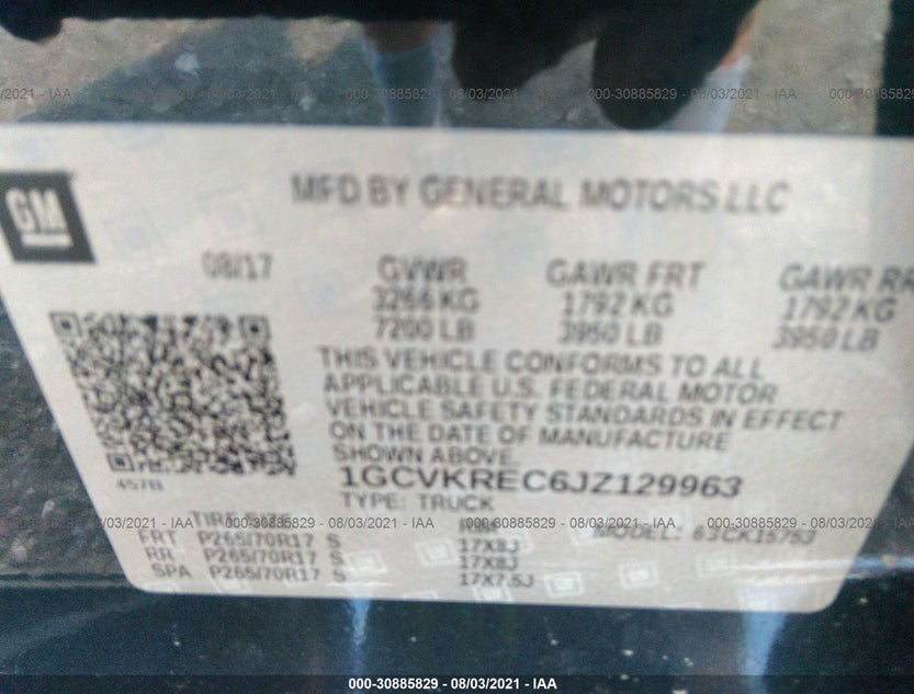 1GCVKREC6JZ129963