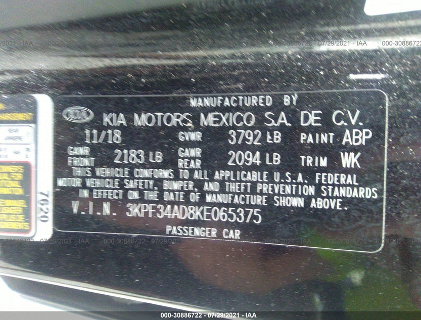 3KPF34AD8KE065375
