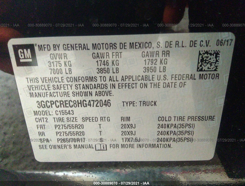 3GCPCREC8HG472046