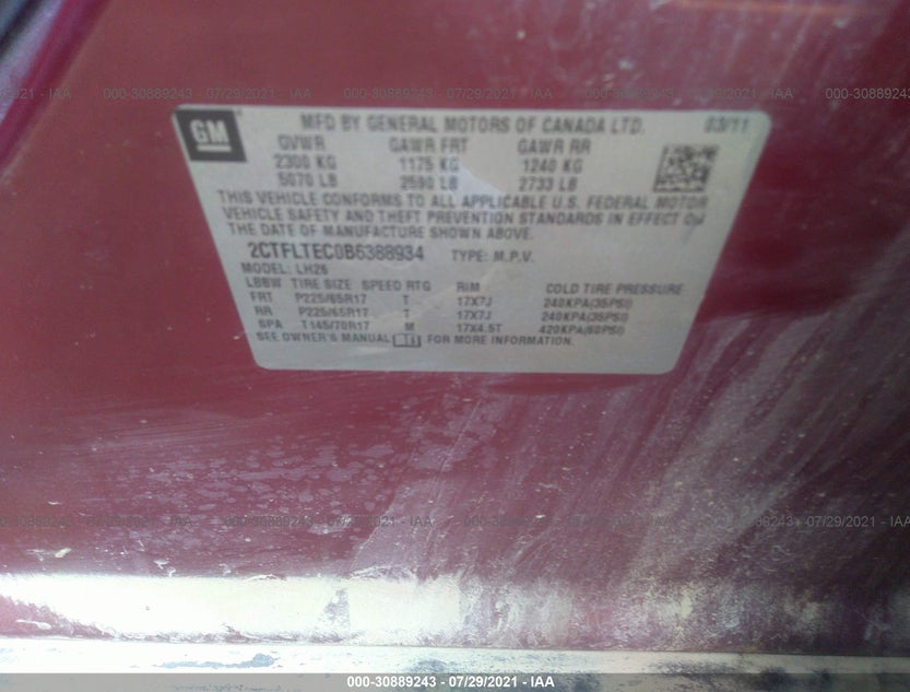 2CTFLTEC0B6388934