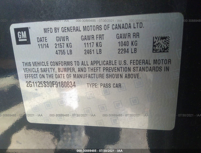 2G1125S30F9180834