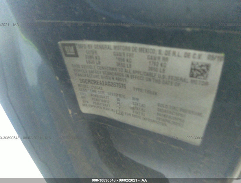 3GCRCREA2AG267576