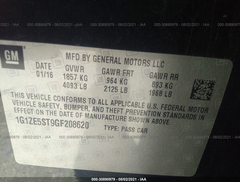 1G1ZE5ST9GF208620