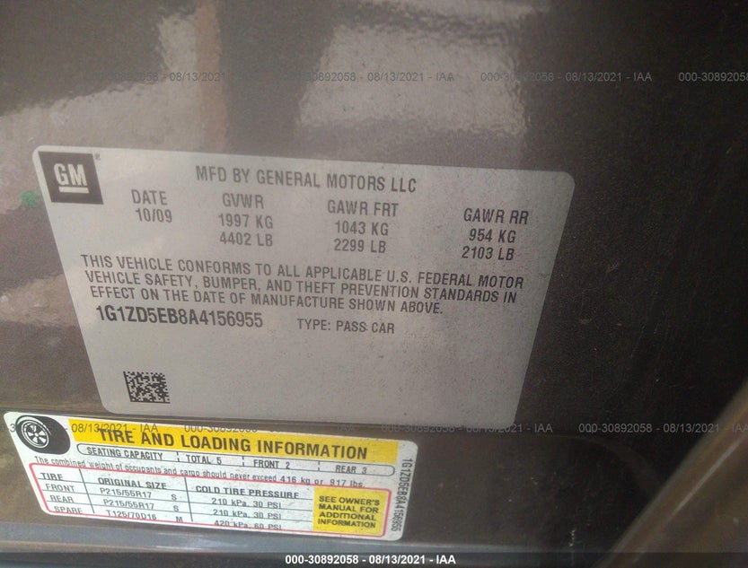 1G1ZD5EB8A4156955