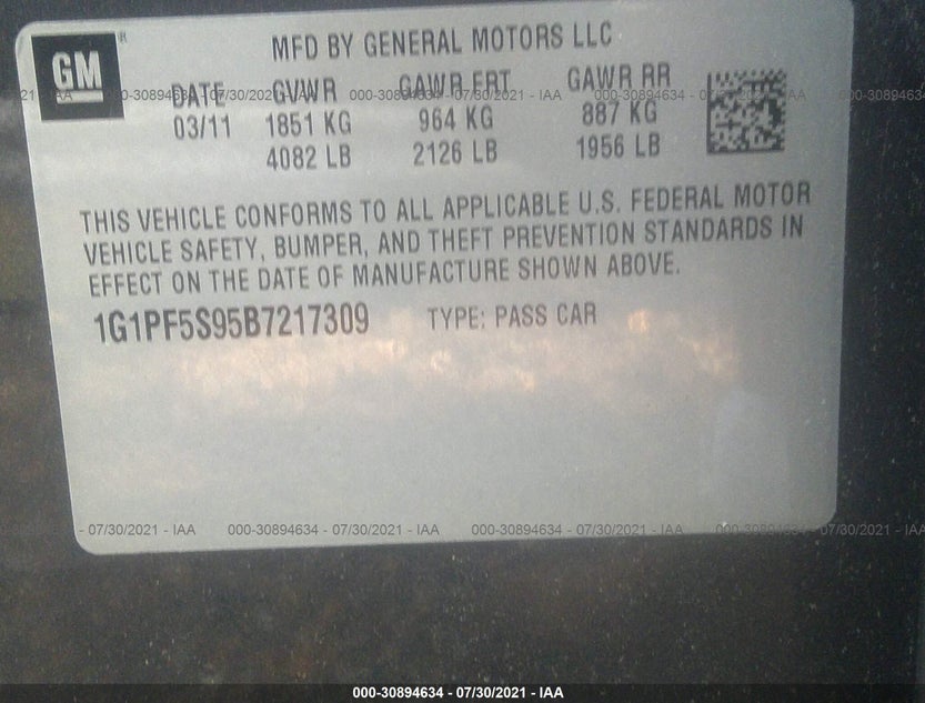 1G1PF5S95B7217309