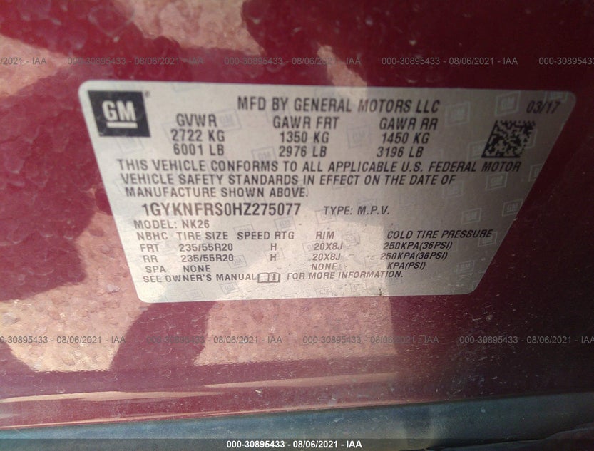 1GYKNFRS0HZ275077