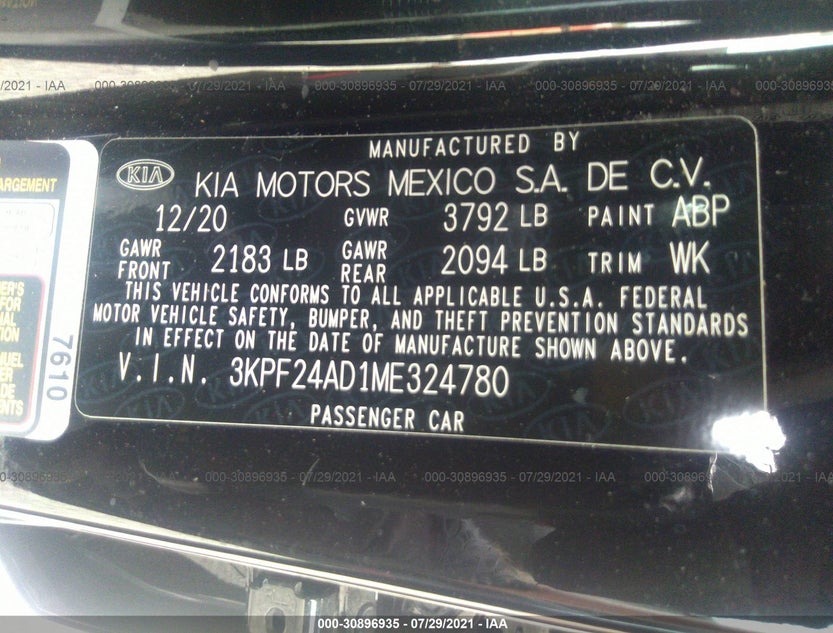 3KPF24AD1ME324780