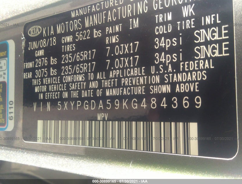 5XYPGDA59KG484369