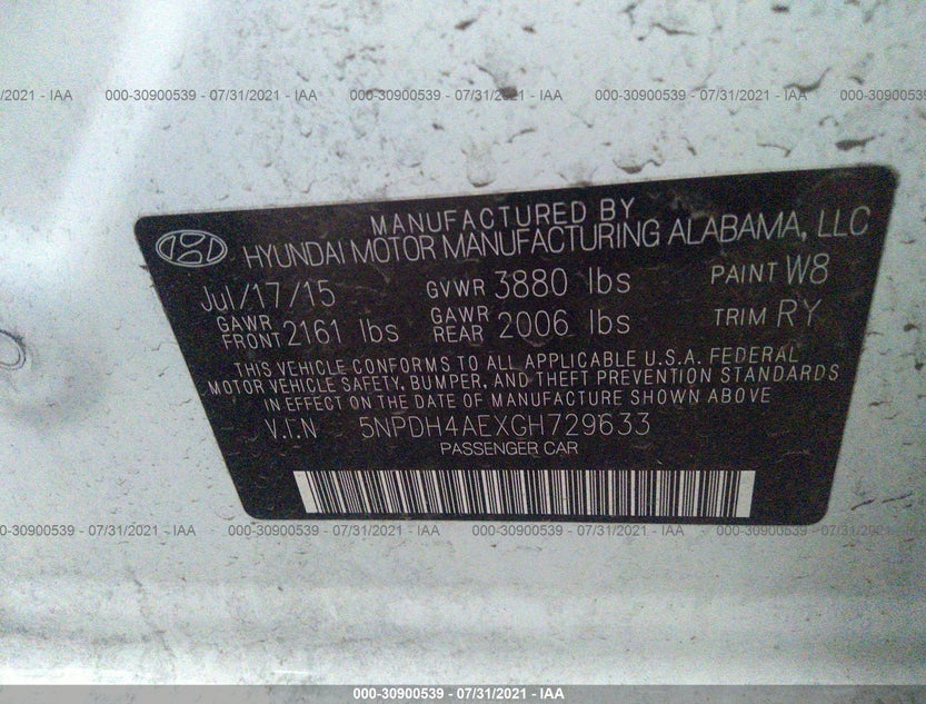 5NPDH4AEXGH729633