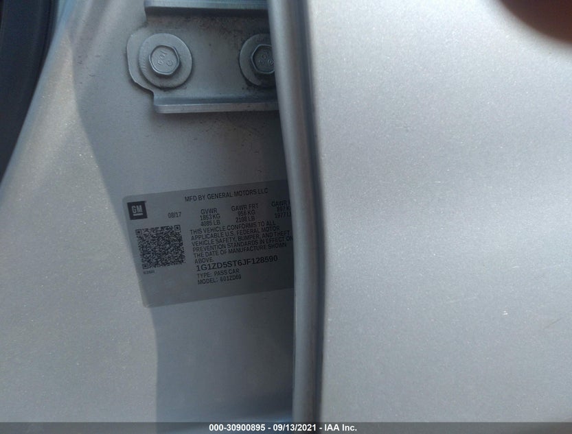 1G1ZD5ST6JF128590