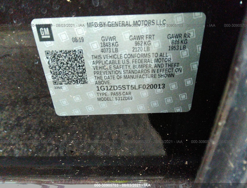 1G1ZD5ST5LF020013