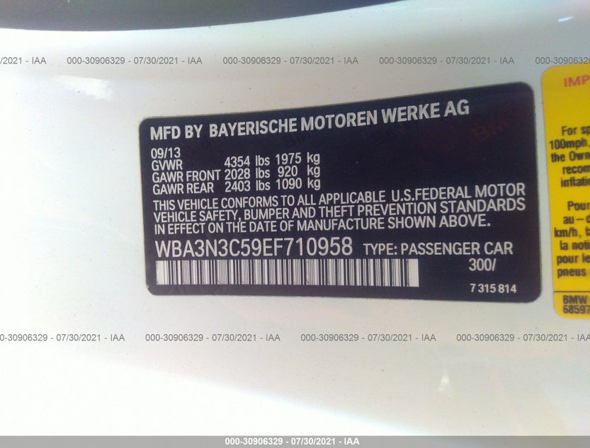 WBA3N3C59EF710958