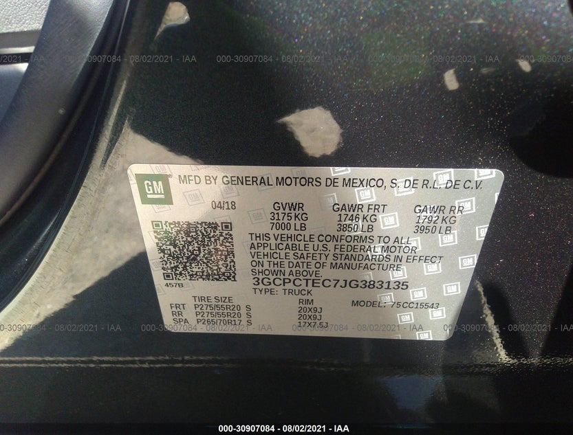 3GCPCTEC7JG383135