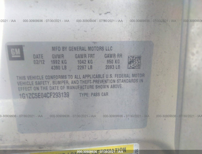 1G1ZC5E04CF293139