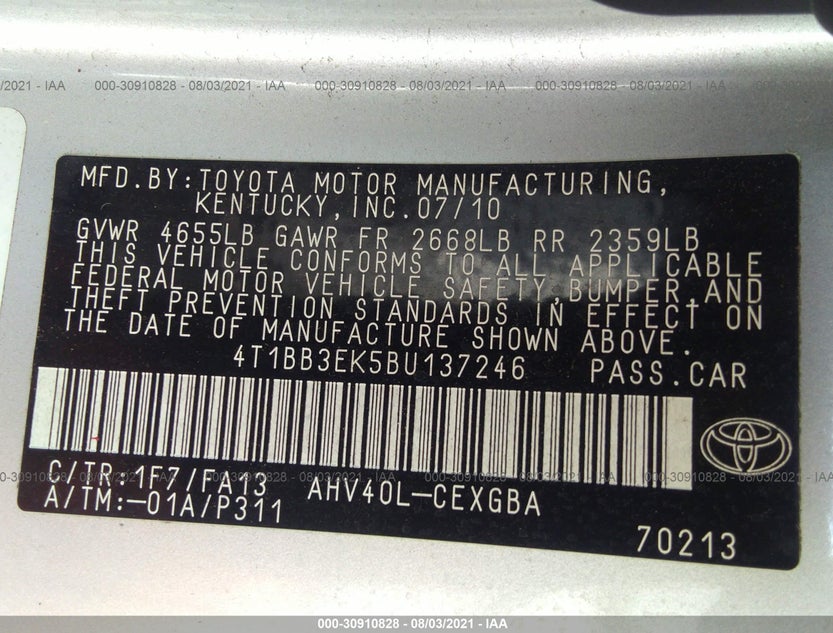 4T1BB3EK5BU137246