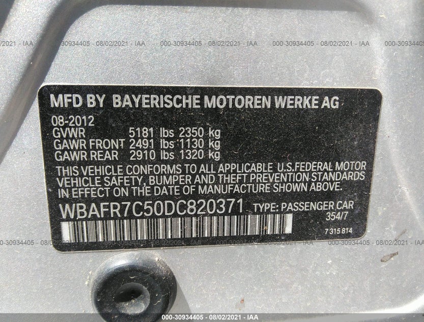 WBAFR7C50DC820371