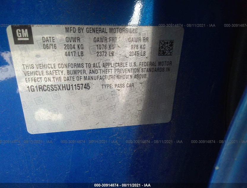 1G1RC6S5XHU115745