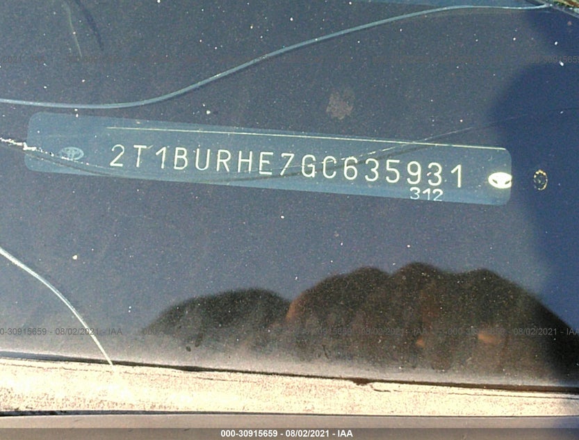 2T1BURHE7GC635931