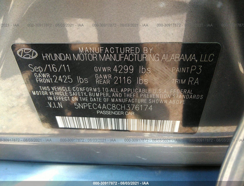 5NPEC4AC8CH376174
