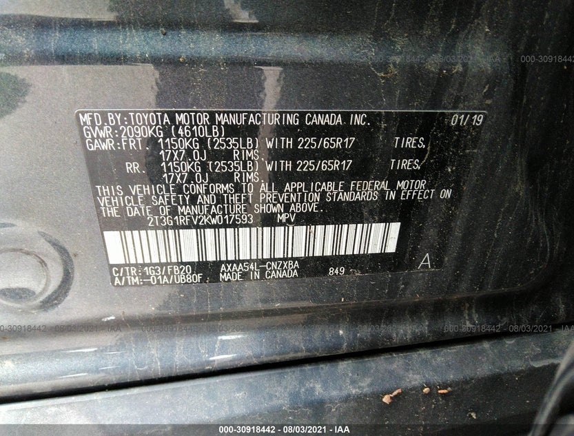 2T3G1RFV2KW017593
