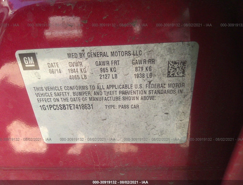 1G1PC5SB7E7418631