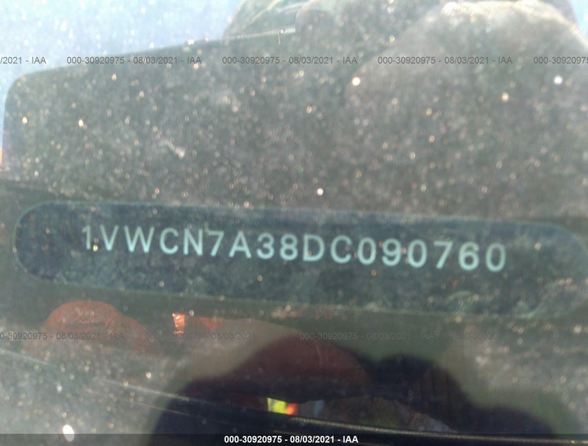 1VWCN7A38DC090760