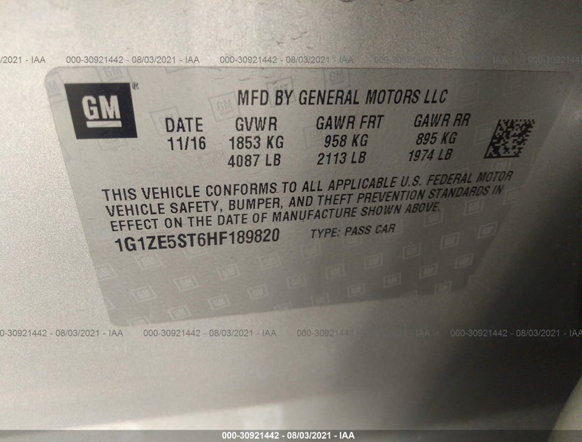 1G1ZE5ST6HF189820