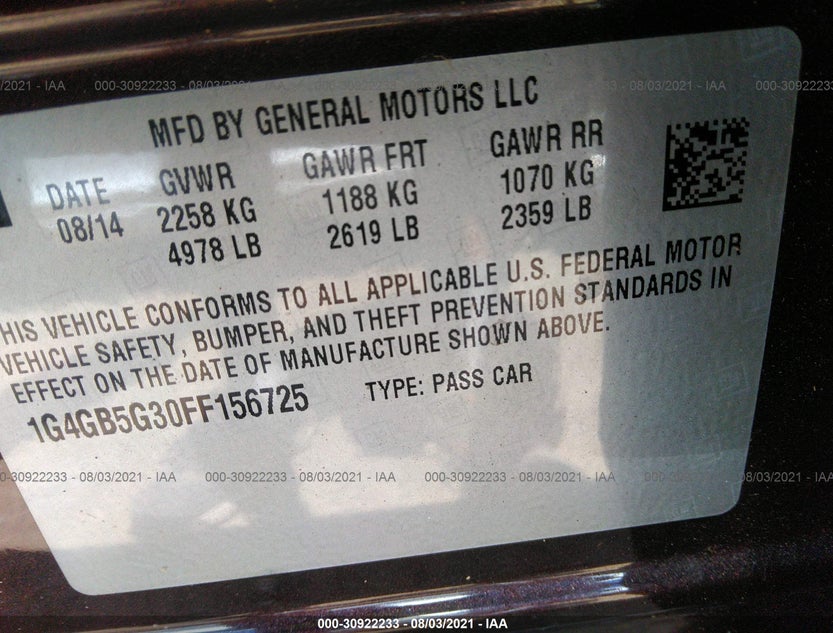 1G4GB5G30FF156725